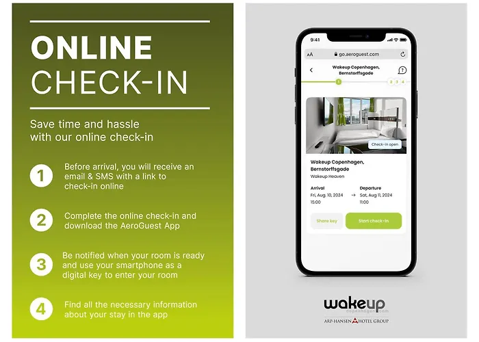 Otel Wakeup - Bernstorffsgade 2*